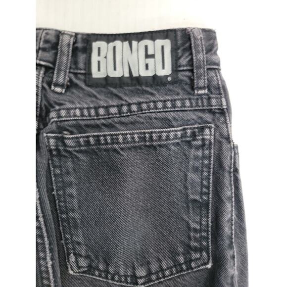 Vintage Bongo Jeans Womens 5 Gray Denim Tapered Mom High Rise Button Fly Y2K 90s - Picture 13 of 13
